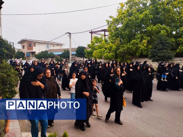 پیاده‌روی جاماندگان اربعین در میاندورود 