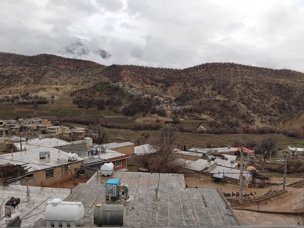 چشم‌انداز میانکوه در باران