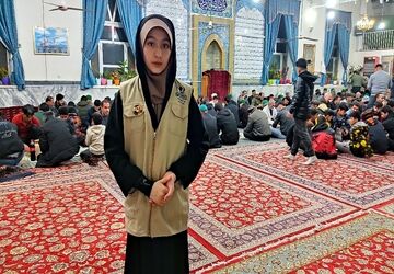 گذری بر ضیافت افطاری در مسجد جامع شهر بار نیشابور