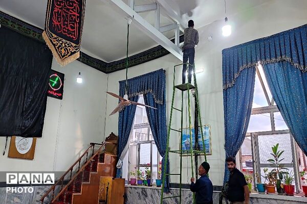 شهر بار، رنگ بوی محرم گرفت برای خون خدا