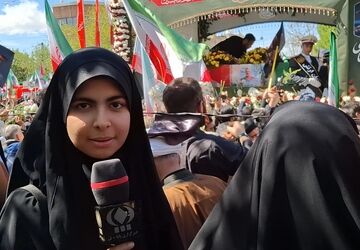 مراسم تشییع پیکر مطهر رئیس فقید ستاد کل نیروهای مسلح در قم