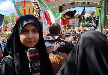 مراسم تشییع پیکر مطهر رئیس فقید ستاد کل نیروهای مسلح در قم