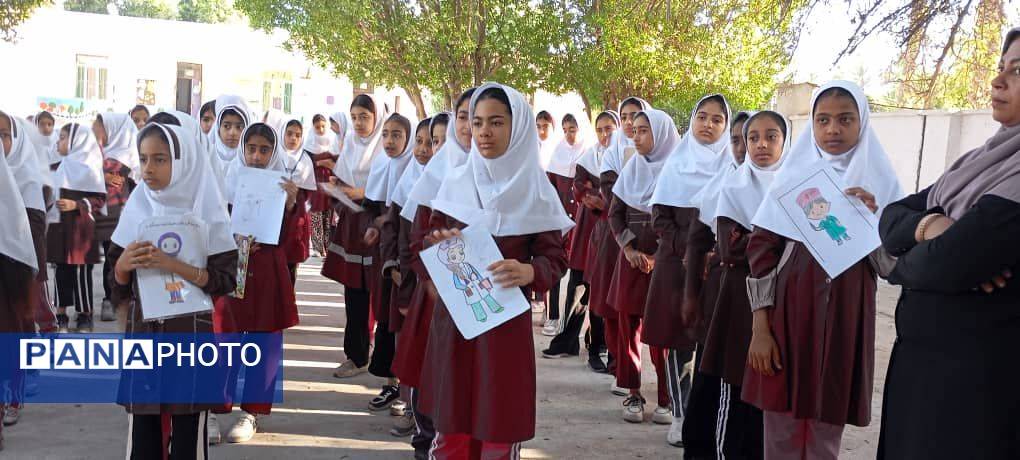 جشن روز پرستار در مدرسه مولوی فین