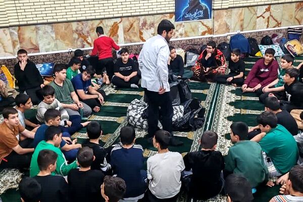  مراسم معنوی اعتکاف در مسجد رسول اکرم شهرری