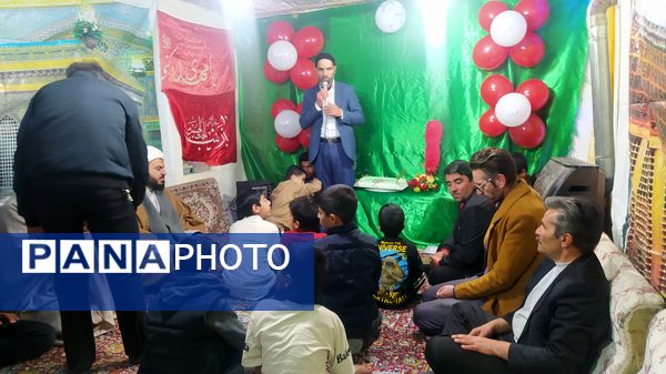 جشن میلاد طفل شش ماهه کربلا در هیئت علی‌اصغری فداف