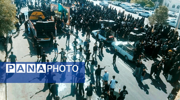 استقبال دلدادگان اباعبدالله الحسین (ع) از پیاده‌روی جاماندگان اربعین حسینی‌ 