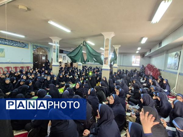 وقتی دبیرستان شهید همت بوی غربت حضرت مادر گرفت