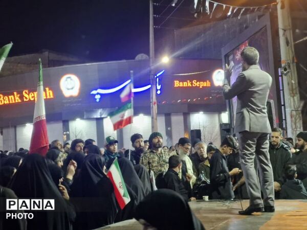 اجتماع مردمی حامیان انقلاب اسلامی در گلوگاه