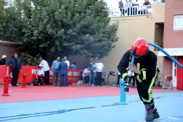 مسابقات عملیاتی ورزشی آتش‌نشانان در مشهد