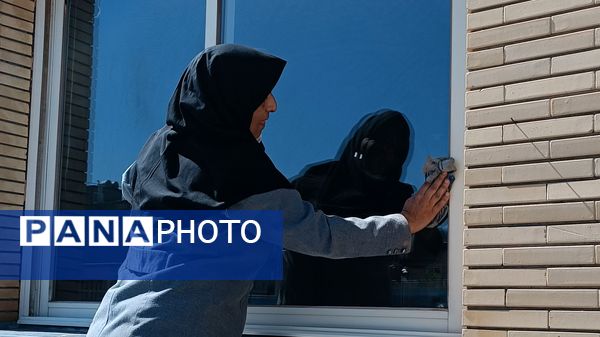 آماده‌سازی دبستان خاکشور مشهد به‌مناسبت آغاز سال تحصیلی