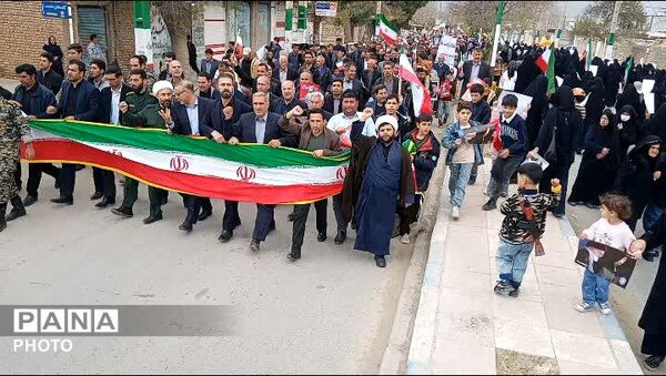 حماسه مردم بیدار کوهنانی در روز قدس