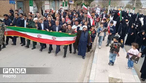حماسه مردم بیدار کوهنانی در روز قدس