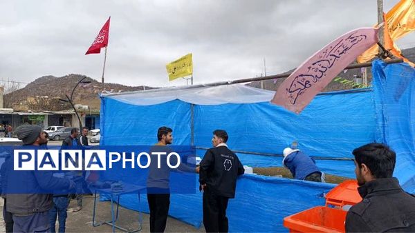 ایستگاه صلواتی به‌مناسبت نیمه شعبان در دیشموک