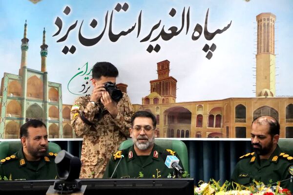 نشست خبری فرمانده سپاه الغدیر یزد