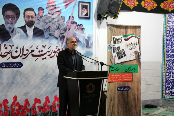 مراسم اربعین شهدای پرواز اردیبهشت در آموزش و پرورش قم