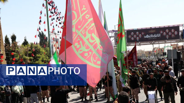 کاروان عشق و وفا از میدان بزرگمهر تا گلستان شهدا