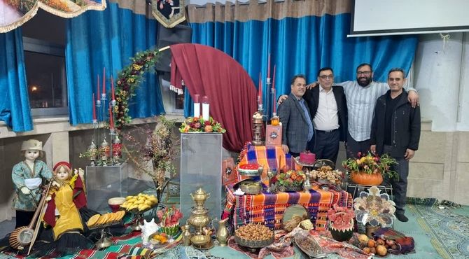 جشن یلدا در دبیرستان رازی شیراز