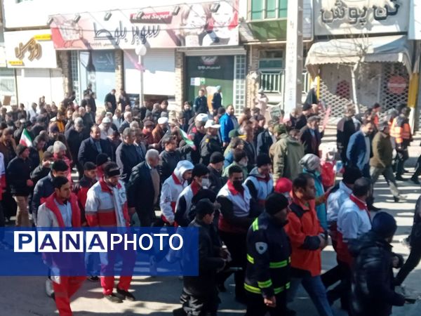  مراسم گرامیداشت راهپیمایی ۲۲ بهمن در شهرستان فیروزکوه