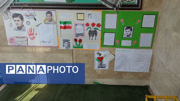 برگزاری طرح لاله های روشن به یاد شهید سید حمید رضا سیاهپوش در آموزشگاه دخترانه  فرزانگان ملارد 