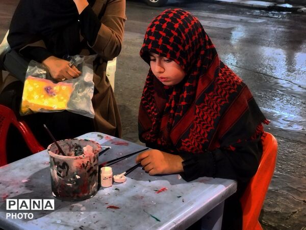 فعالیت موکب فرهنگیان در حسینیه امام خمینی شهرستان نیشابور 