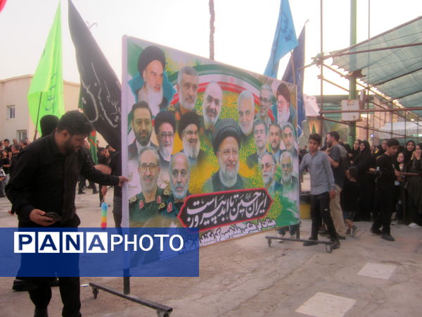 مراسم پیاده‌روی هیات سراسر شهر دولت آباد به سمت آستان مقدس سیدان الکریمان برخوار 