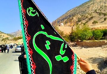 پیاده‌روی جاماندگان اربعین در لنده