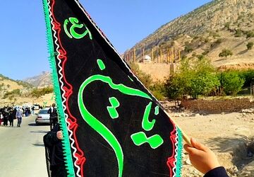 پیاده‌روی جاماندگان اربعین در لنده