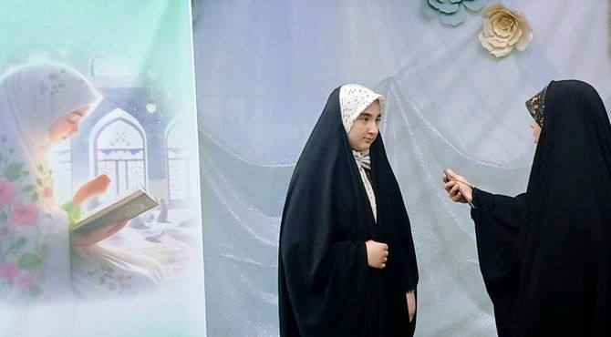 روز دوم اعتکاف دانش‌آموزی در مسجد صاحب الزمان ناحیه دو کرج