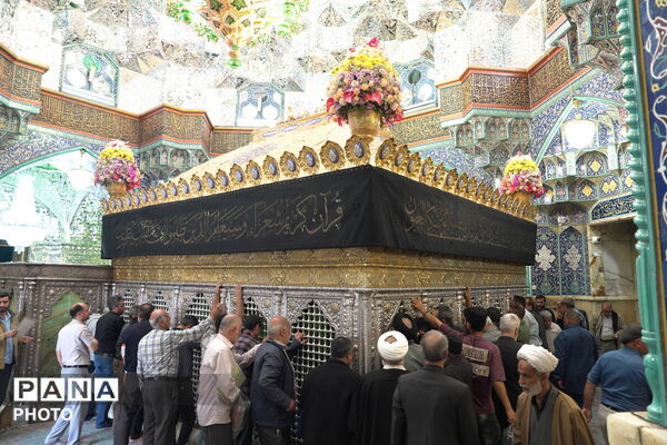 مراسم سالروز شهادت امام جعفر صادق(ع) در حرم کریمه اهل بیت(س)