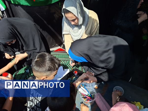 پیاده‌روی جاماندگان اربعین حسینی در مرودشت 