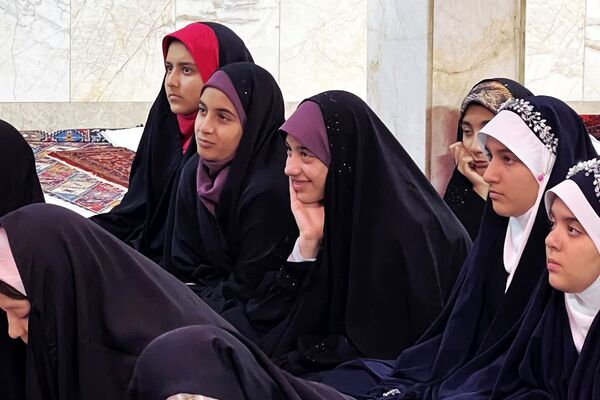 مراسم اختتامیه اعتکاف دانش آموزی در ناحیه دو شهرری 