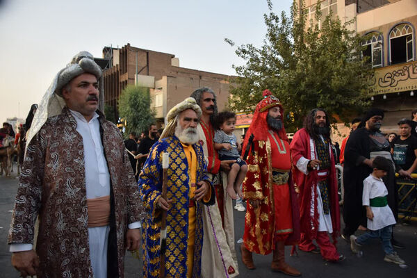 کاروان نمادین اسرای کربلا در قم - 2