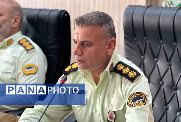 نشست خبری فرمانده انتظامی استان بوشهر