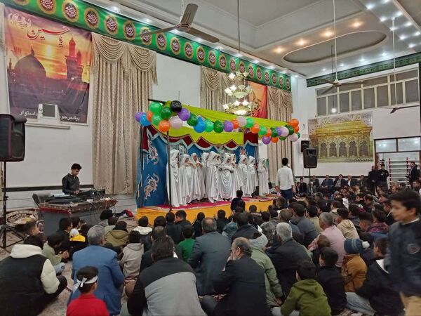 جشن ولادت امام قائم در روستای نقاب خلیل آباد