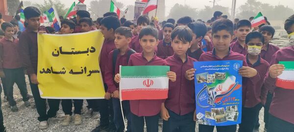 مردم فاریاب در ۱۳ آبان: فریاد مرگ بر آمریکا و اسرائیل، حمایت از رهبر و نیروهای مسلح