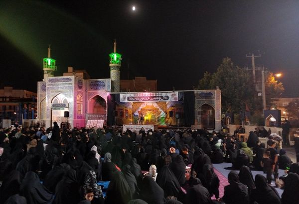 عزاداری  شب تاسوعای حسینی در مسجد شهدای گمنام 