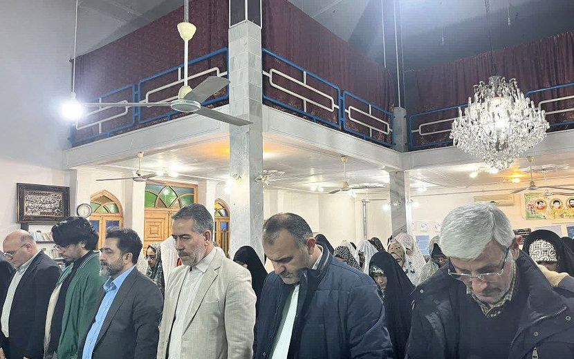 اعتکاف دانش‌آموزی در شهر بهنمیر