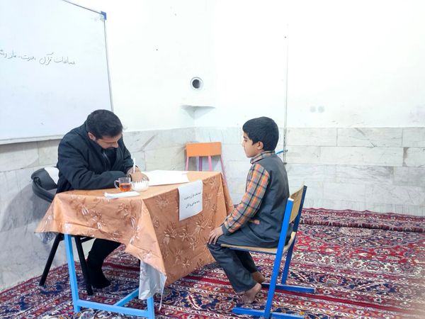 آغاز مرحله آموزشگاهی مسابقات قرآن و عترت در دبستان شهید پسندیده فدافن 