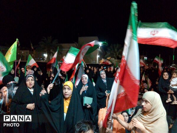 حماسه‌ای دیگر در شهرستان کهنوج با حضور مردم 