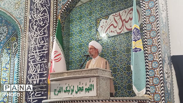 نماز  باشکوه عبادی ،سیاسی جمعه ،شهرستان کوهدشت