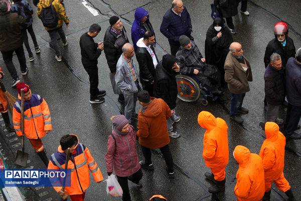 جشن خیابانی نیمه شعبان در تهران
