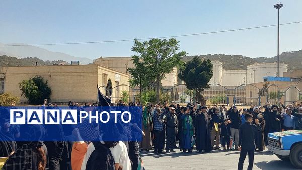 پیاده‌روی جاماندگان اربعین در یاسوج