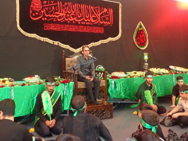 مراسم عزاداری حضرت رقیه (س) در هیات مهندسین بقیع شریف قم