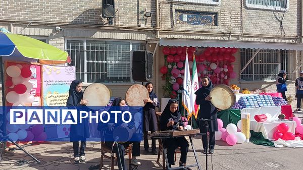 افتتاحیه طرح آهن یاری در دبیرستان کوثر فرهنگیان