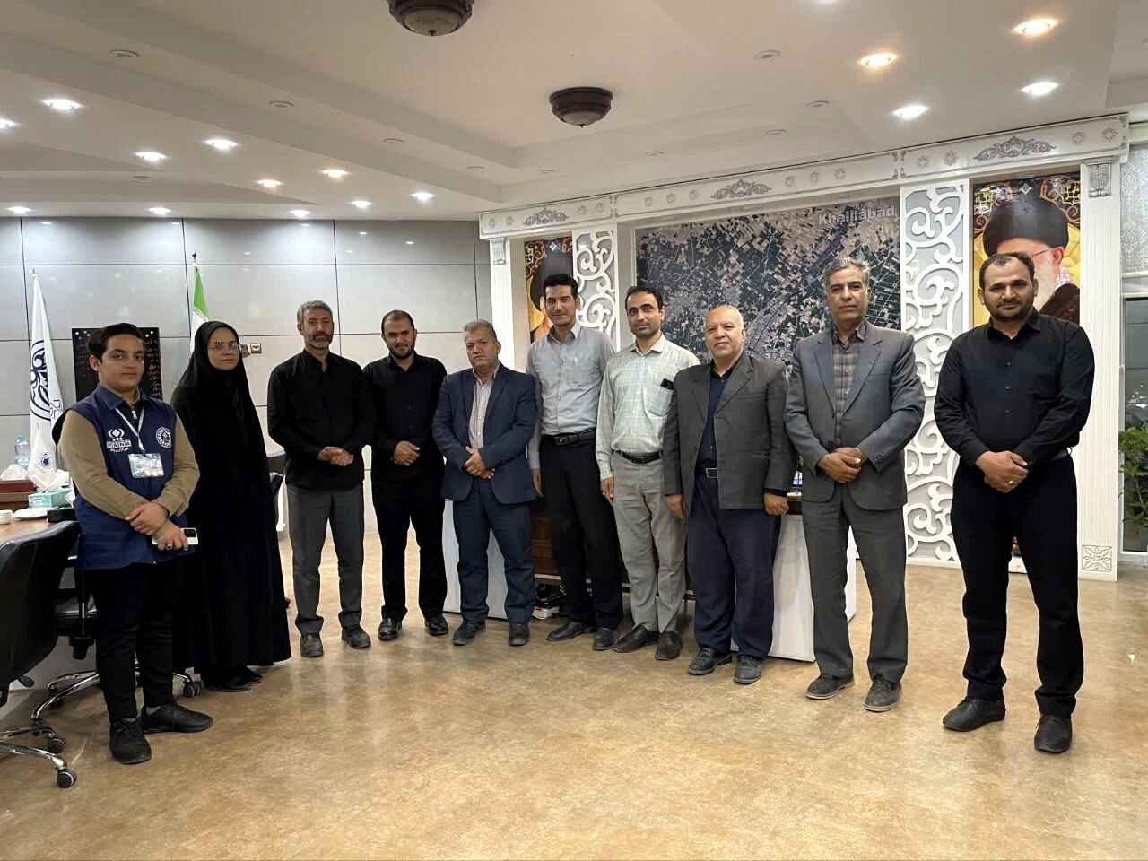 جلسه شورای اسلامی و تقدیر از خبرنگاران شهرستان خلیل آباد