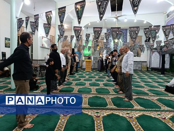 عزاداری سالروز شهادت امام حسن عسکری (ع) در مسجد صاحب‌الزمان آشخانه