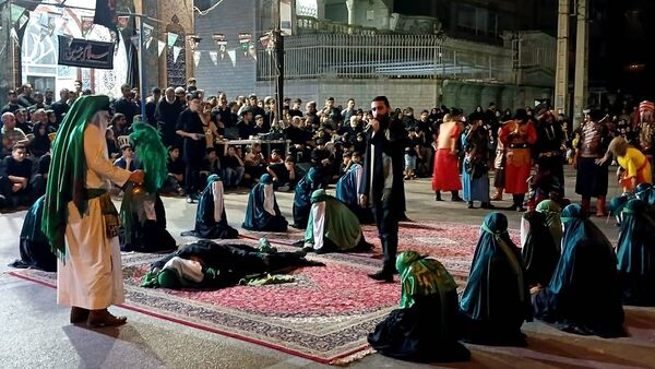 تعزیه‌خوانی در مسجد الهادی اهواز
