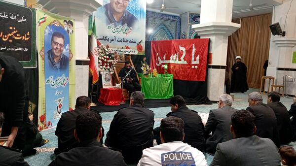 مراسم بزرگداشت شهید علی اکبر حسین زاده  در خلیل آباد