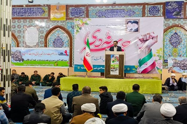 بزرگداشت حماسه ۹ دی در شهرستان حمیدیه