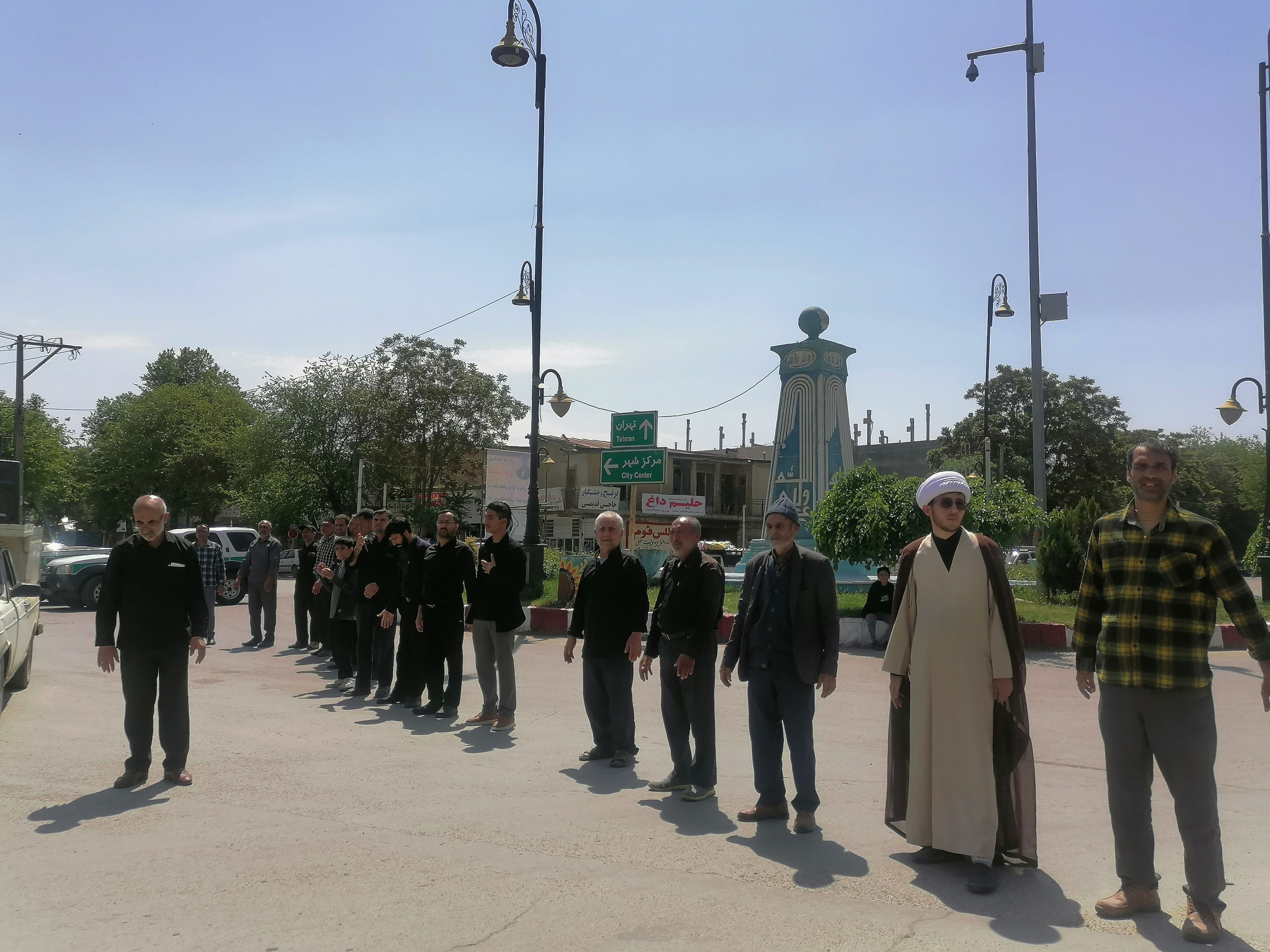 دسته‌روی هیات مذهبی سملقان در سالروز شهادت امام جعفر صادق(ع)